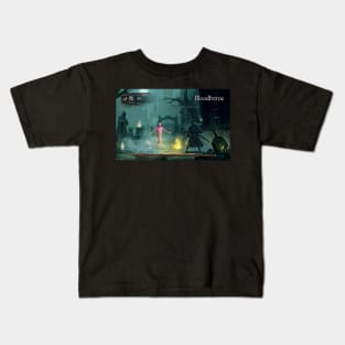 Pink guy as bloodborne boss meme Kids T-Shirt